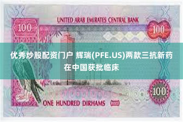 优秀炒股配资门户 辉瑞(PFE.US)两款三抗新药在中国获批临床