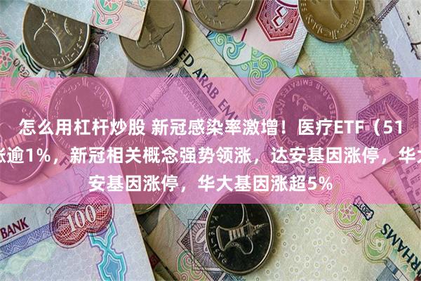 怎么用杠杆炒股 新冠感染率激增！医疗ETF（512170）盘中涨逾1%，新冠相关概念强势领涨，达安基因涨停，华大基因涨超5%