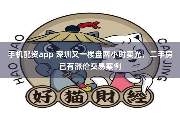 手机配资app 深圳又一楼盘两小时卖光，二手房已有涨价交易案例